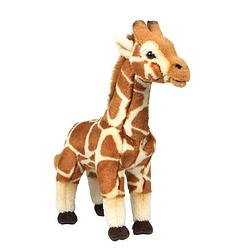 Foto van Wwf pluchen knuffel giraffe 31 cm bruin