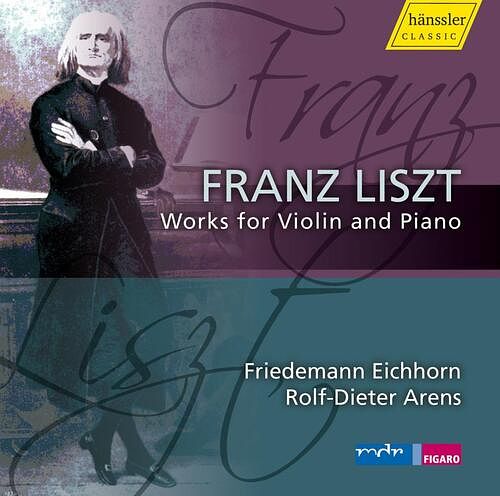 Foto van Liszt: works for violin and piano - cd (4010276022565)