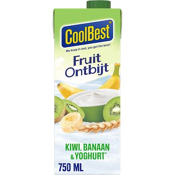 Foto van Coolbest fruitontbijt yoghurt kiwibanaan 0,75l bij jumbo