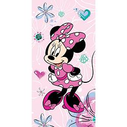 Foto van Disney minnie mouse strandlaken beauty - 70 x 140 cm - katoen
