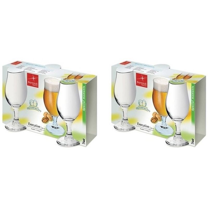 Foto van 6x speciaalbier glazen 375 ml - bierglazen