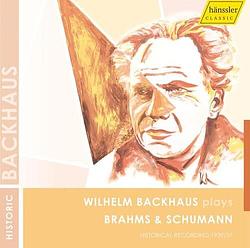 Foto van Wilhelm backhaus plays brahms and schumann - cd (4010276021513)