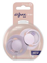 Foto van Difrax lovi prime pacifier 0-6 months - lilac/violet