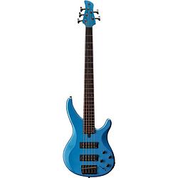 Foto van Yamaha trbx305 factory blue elektrische 5-snarige basgitaar