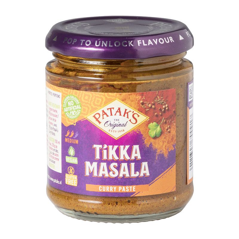 Foto van Patak's original tikka masala kruidenpasta 165g bij jumbo