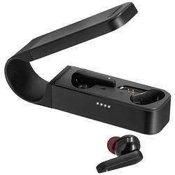 Foto van Hama spirit pocket in ear headset bluetooth hifi stereo zwart indicator voor batterijstatus, headset, oplaadbox, touchbesturing