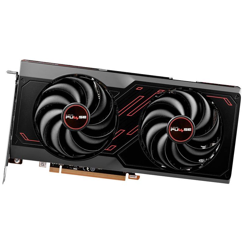 Foto van Sapphire videokaart amd radeon rx 7600 pulse 8 gb gddr6-ram pcie x8 hdmi, displayport