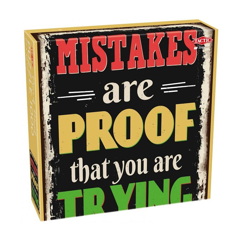 Foto van Tactic mistakes proof of trying - 1000pcs