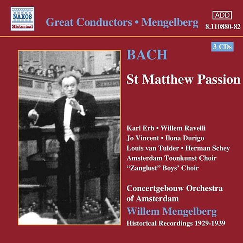 Foto van J.s. bach: st. matthew passion (1939) - cd (0636943188026)