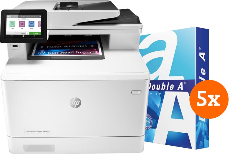 Foto van Hp color laserjet pro mfp m479fdw + 2500 vellen a4 papier