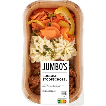 Foto van Jumbo verse maaltijd goulash stoofschotel 450g