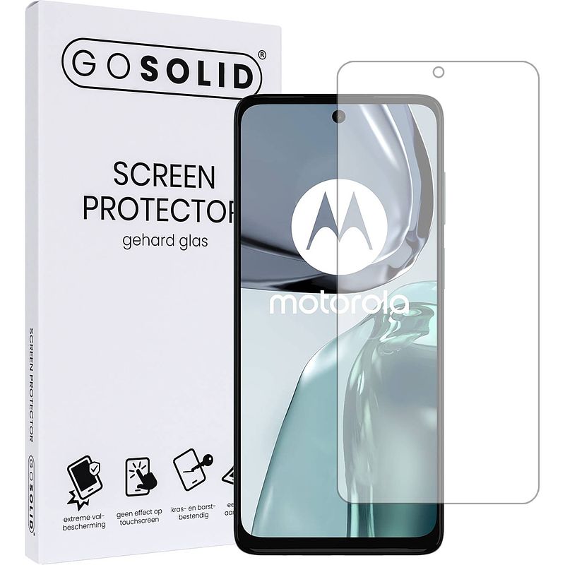 Foto van Go solid! screenprotector voor motorola moto g13 gehard glas