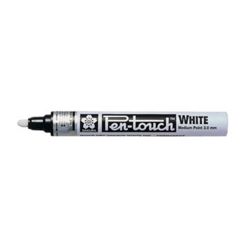 Foto van Sakura paint marker pen-touch punt van 2 mm, wit