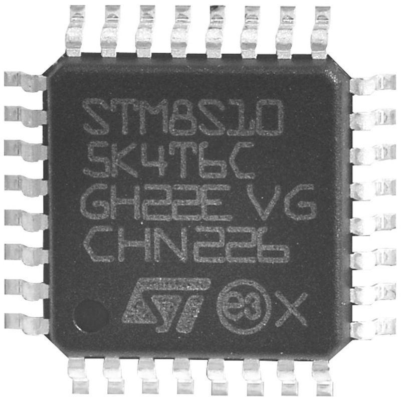 Foto van Stmicroelectronics embedded microcontroller lqfp-32 8-bit 16 mhz aantal i/os 25 tray