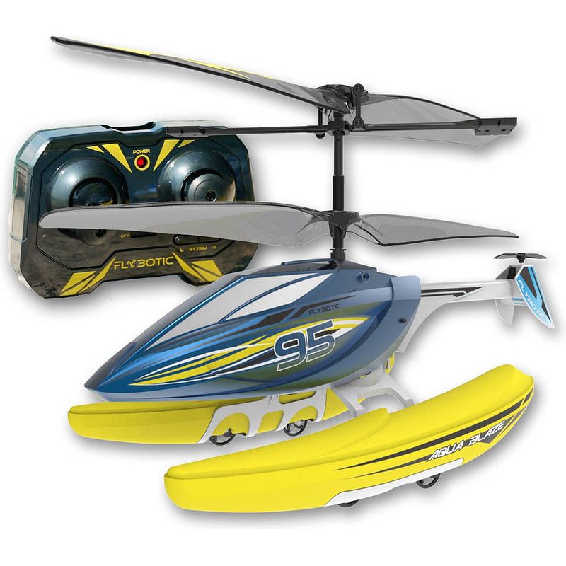 Foto van Silverlit op afstand bestuurbare 3-in-1 helikopter aqua blaze