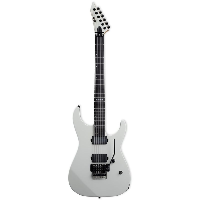 Foto van Esp e-ii m-ii neck thru snow white elektrische gitaar met koffer