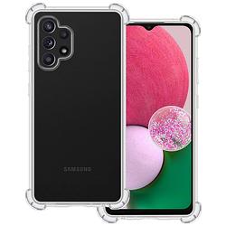 Foto van Basey samsung galaxy a13 4g hoesje siliconen shock proof hoes case cover - transparant