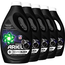 Foto van Ariel vloeibaar wasmiddel + revitablack zwart - 5x35 wasbeurten - voordeelverpakking
