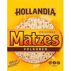 Foto van Hollandia original matzes volkoren 10 stuks 200g bij jumbo