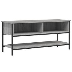 Foto van The living store tv-kast industrial - grijs sonoma eiken - 100 x 35 x 45 cm