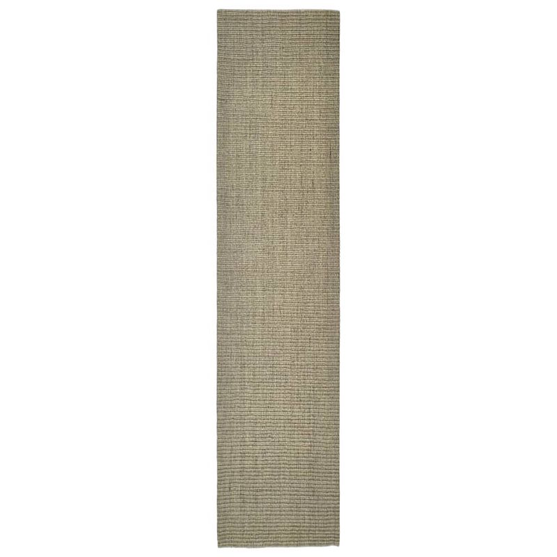 Foto van The living store sisal vloerkleed - 80 x 350 cm - taupe - 100% sisal