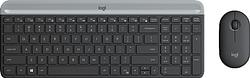 Foto van Logitech mk470 slim combo draadloos toetsenbord en muis (zwart)