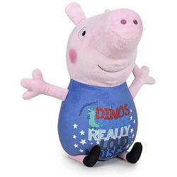 Foto van Play by play knuffel happy peppa pig 30 cm polyester paars