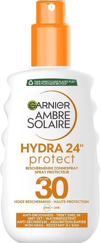 Foto van Garnier ambre solaire hydraterende zonnespray spf30