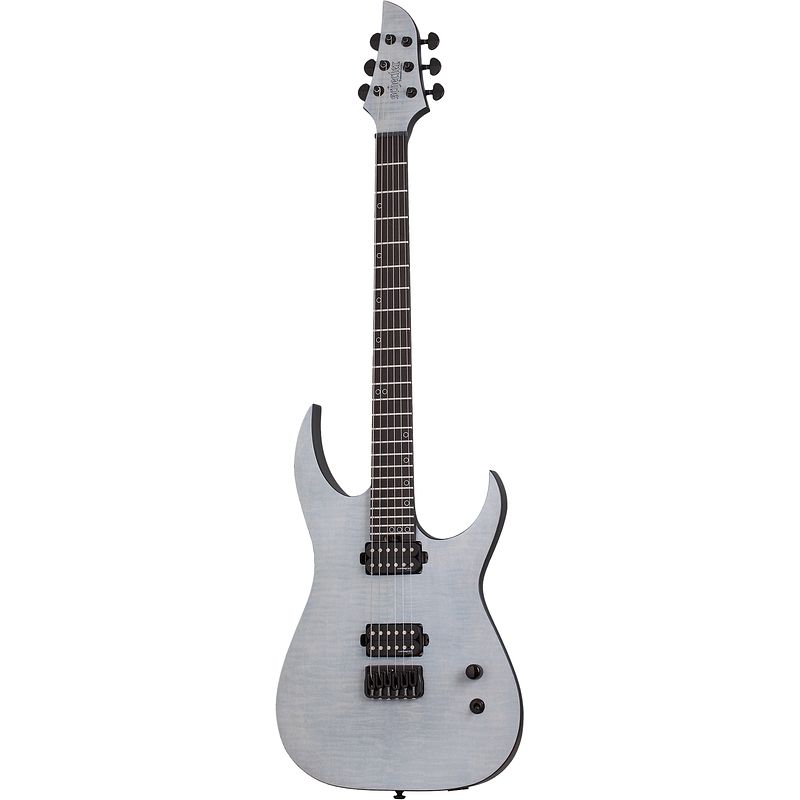 Foto van Schecter signature keith merrow km-6 mkiii legacy elektrische gitaar, transparent white satin