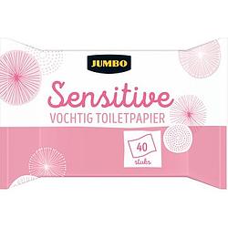 Foto van Jumbo sensitive vochtig toiletpapier 40 stuks