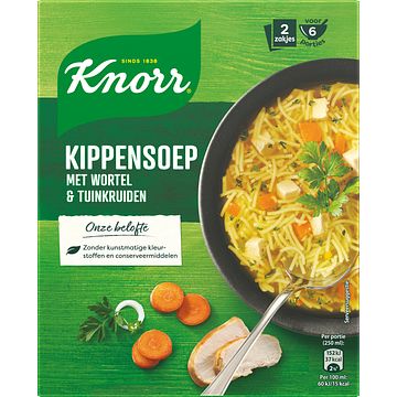 Foto van Knorr mix kippensoep 2 porties 2 x 36g bij jumbo