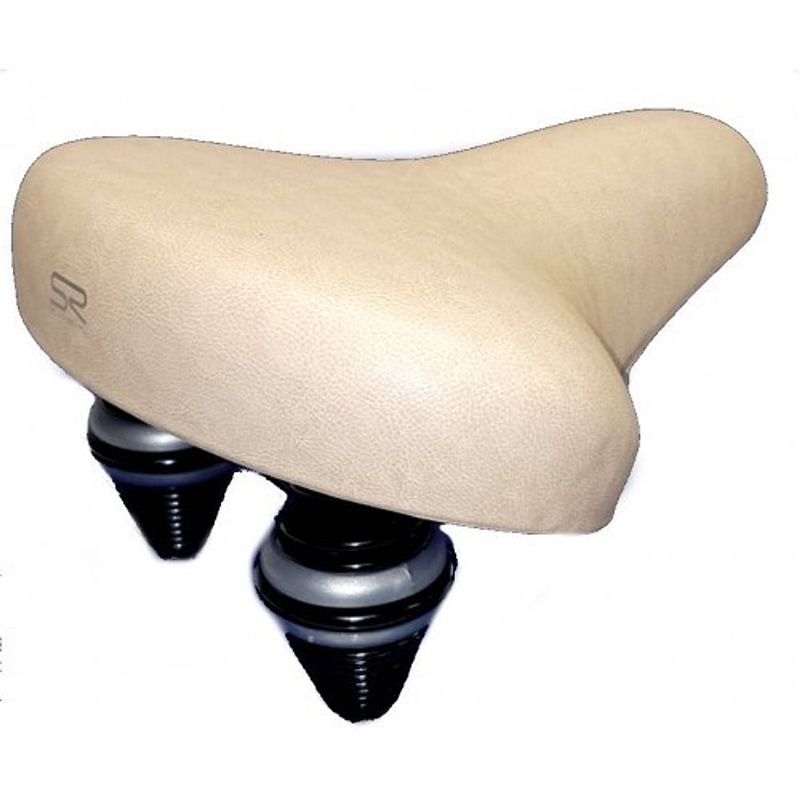 Foto van Selle royal zadel 8965 met strop unisex 25 cm crème