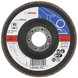 Foto van Bosch accessories 2608606754 x551 lamellenschijf diameter 115 mm boordiameter 22.33 mm staal 1 stuk(s)
