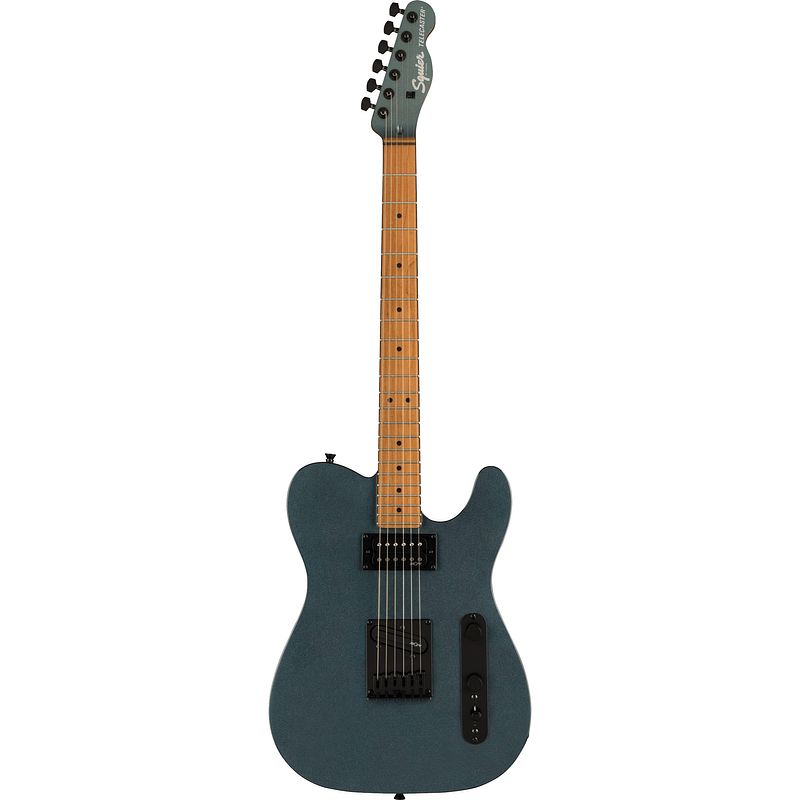 Foto van Squier contemporary telecaster rh gun metal metallic elektrische gitaar