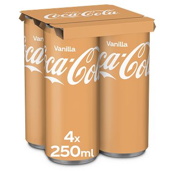 Foto van Cocacola vanilla 4 x 250ml bij jumbo