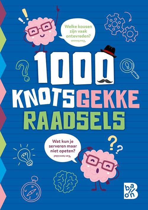 Foto van 1000 knotsgekke raadsels - paperback (9789403230283)