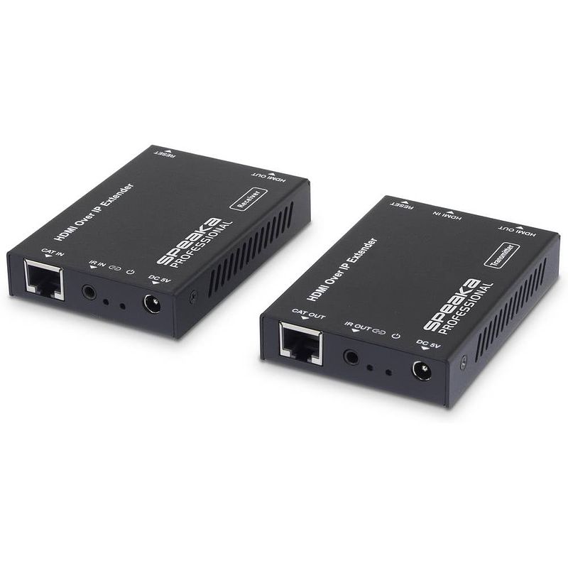 Foto van Speaka professional hdmi, infrarood extender (verlenging) via netwerkkabel rj45 100 m