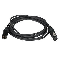 Foto van Dap fl85 digi quad dmx-kabel xlr 5-pins met neutrik connector 10 m