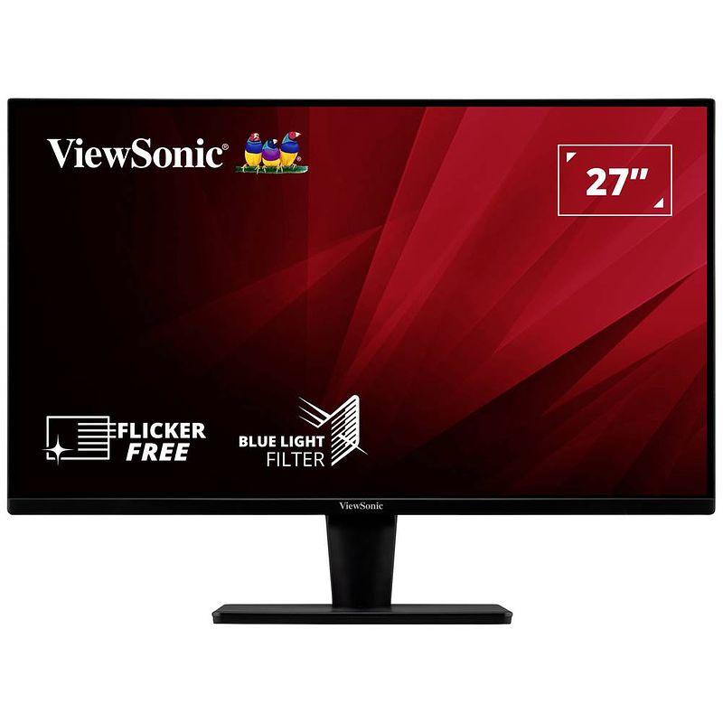 Foto van Viewsonic va2715-h led-monitor 68.6 cm (27 inch) energielabel f (a - g) 1920 x 1080 pixel full hd vga, hdmi, jackplug va led