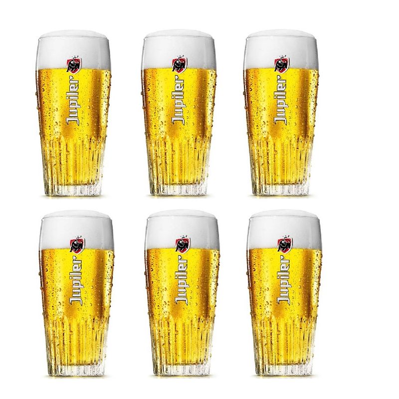 Foto van Jupiler bierglazen 330 ml - 6 stuks