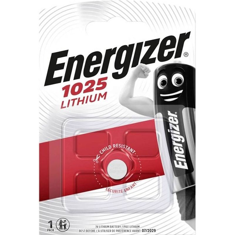 Foto van Energizer lithium cr1025 3v blister 1