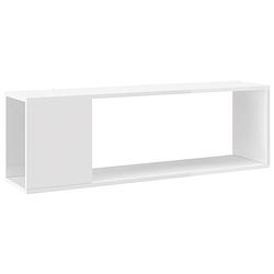 Foto van Infiori tv-meubel 100x24x32 cm spaanplaat hoogglans wit