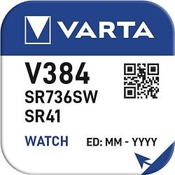 Foto van Varta batterij varta v384 zilver 384101111