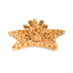 Foto van Pluche knuffeldoekje/tuttel dier giraffe 32 cm - knuffeldoek