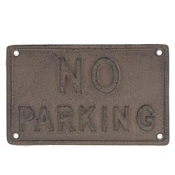 Foto van Clayre & eef tekstbord no parking 19*12*0.5 cm 6y3013