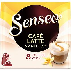 Foto van Senseo cafe latte vanilla koffiepads 8 stuks bij jumbo