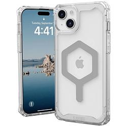 Foto van Urban armor gear plyo magsafe backcover apple iphone 15 plus ice, transparant, zilver
