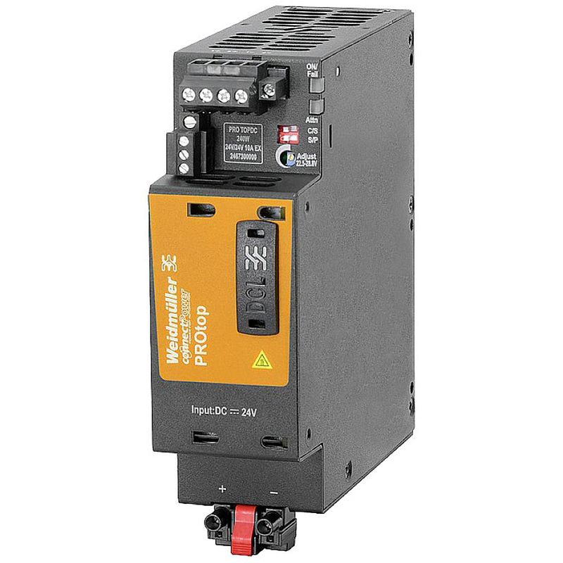 Foto van Weidmüller pro topdc 24v/24v 10a ex dc/dc-converter 10 a 240 w 28.8 v uitgangsspanning regelbaar, gestabiliseerd 1 stuk(s)