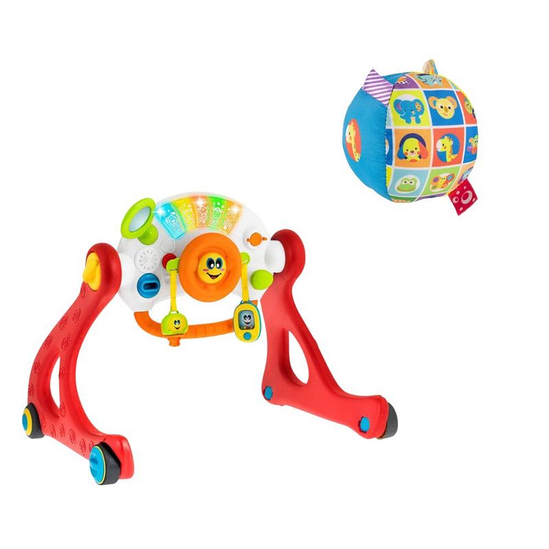 Foto van Chicco bundel - baby gym vier posities & rammelaar - multi-activiteitsratel - gilby de giraffe