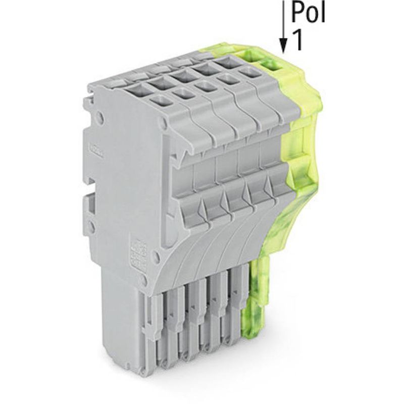 Foto van Wago 2020-106/000-036 connector, female 25 stuk(s)